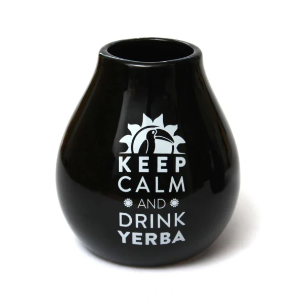 Naczynko Ceramiczne Matero Keep calm and drink yerba